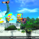 A screenshot of the Monkey Shot on-rails shooter mini-game from Super Monkey Ball Banana Mania